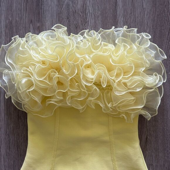 Yellow Mini Dress - Picture 5 of 10